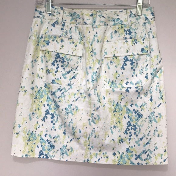 Magaschoni multi coloured stretchy mini skirt 4 - Picture 4 of 12